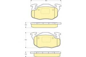 Тормозные колодки  для моделей: CITROËN (SAXO)