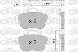 Тормозные колодки для моделей: CITROËN (XM, XM,XM,XM)