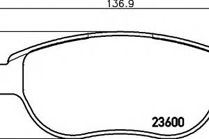 Тормозные колодки для моделей: CITROËN (XSARA, XSARA,XSARA,XSARA,C3,C4,C4,C3,C4), CITROEN (DF-PSA) (C-TRIOMPHE,XSARA,XS