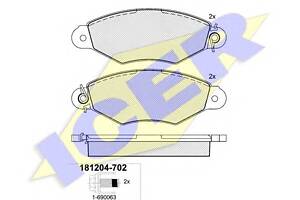 Тормозные колодки для моделей: CITROËN (XSARA, XSARA)