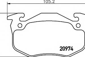 Тормозные колодки для моделей: CITROËN (ZX, SAXO,XSARA,XSARA,XSARA,ZX,XSARA), CITROEN (DF-PSA) (XSARA,XSARA), PEUGEOT (