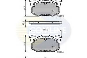 Тормозные колодки для моделей: CITROËN (ZX, SAXO,XSARA,XSARA,XSARA,ZX,XSARA), PEUGEOT (205,205,205,306,306,306,309,106,