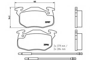 Тормозные колодки для моделей: CITROËN (ZX, ZX), PEUGEOT (306,306)