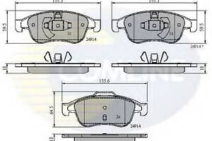 Тормозные колодки для моделей: DACIA (DUSTER, LODGY,DOKKER,DOKKER), RENAULT (MEGANE,MEGANE,MEGANE,SCENIC,GRAND-SCENIC,F