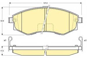 Гальмівні колодки для моделей: DAEWOO (KORANDO, KORANDO), HYUNDAI (SONATA), SSANGYONG (MUSSO, KORANDO, KORANDO, MUSSO)