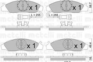 Тормозные колодки для моделей: DAEWOO (MUSSO, KORANDO,KORANDO), SSANGYONG (MUSSO,KORANDO,KORANDO,KORANDO)