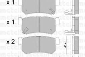 Тормозные колодки для моделей: DAEWOO (MUSSO, KORANDO,KORANDO,REXTON), SSANGYONG (MUSSO,KORANDO,KORANDO,REXTON,KYRON,MU