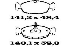 Колодки гальмівні для моделей: DAEWOO (NEXIA, NEXIA, LANOS, LANOS), OPEL (COMBO, CORSA, CORSA, CORSA, ASTRA, ASTRA, ASTRA, VECTR