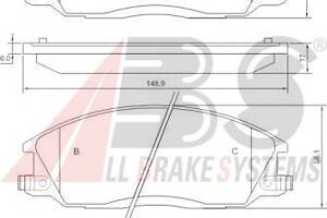 Тормозные колодки для моделей: DAEWOO (REXTON), HYUNDAI (H-1,XG,H-1,TRAJET,HIGHWAY,SANTA-FE,H-1,H-1,PORTER,PORTER,PORT