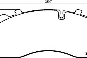 Колодки гальмівні для моделей: DAF (SB), IVECO (EuroCargo, EuroFire), MAN (M, M, TGM), MERCEDES-BENZ (TOURINO)