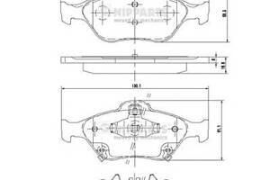 Тормозные колодки для моделей: DAIHATSU (CHARADE), TOYOTA (YARIS,YARIS,YARIS)