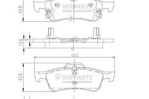 Тормозные колодки для моделей: DAIHATSU (CHARADE), TOYOTA (YARIS,YARIS)