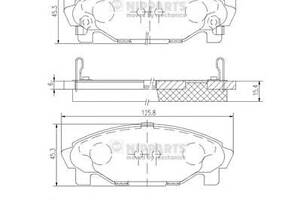 Тормозные колодки для моделей: DAIHATSU (CHARADE, GRAN,CHARADE), RENAULT TRUCKS (MASCOTT)