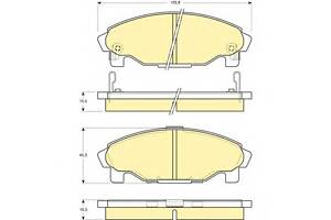 Тормозные колодки для моделей: DAIHATSU (CHARADE, GRAN,CHARADE)