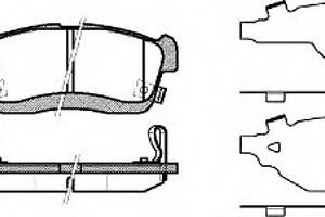 Гальмівні колодки для моделей: DAIHATSU (CUORE, SIRION, TREVIS)