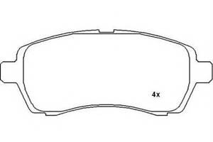 Тормозные колодки для моделей: DAIHATSU (MATERIA), FORD (FIESTA,FIESTA), MAZDA (2)