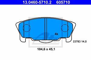 Тормозные колодки для моделей: DAIHATSU (MOVE)