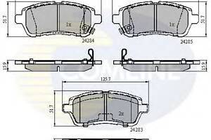 Тормозные колодки для моделей: DAIHATSU (SIRION, MATERIA), MAZDA (2), SUBARU (JUSTY), SUZUKI (SWIFT)