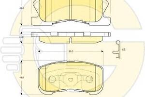 Тормозные колодки для моделей: DAIHATSU (SIRION, YRV)