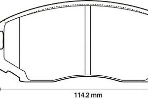 Тормозные колодки для моделей: DAIHATSU (TERIOS, EXTOL,TERIOS), MITSUBISHI (COLT,COLT,LANCER,LANCER,GALANT,LANCER,COLT,