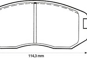 Тормозные колодки для моделей: DAIHATSU (TERIOS, EXTOL,TERIOS), MITSUBISHI (COLT,COLT,LANCER,LANCER,GALANT,LANCER,COLT,