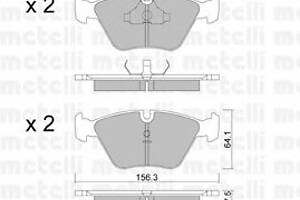 Тормозные колодки для моделей: DAIMLER (XJ, DAIMLER), JAGUAR (XJ,XJ,XK,XK,XJ)