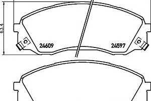 Тормозные колодки для моделей: DODGE (H, H), HYUNDAI (H-1,H-1,H-1), KIA (CARNIVAL)