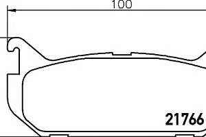 Тормозные колодки для моделей: EUNOS (500), FORD AUSTRALIA (PROBE), FORD USA (PROBE), MAZDA (XEDOS,MX-6,626,626)