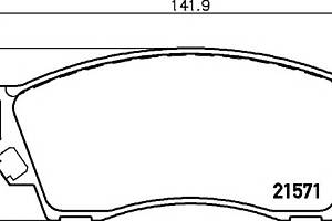 Тормозные колодки для моделей: EUNOS (800), FORD AUSTRALIA (COURIER), MAZDA (XEDOS,B-SERIE)