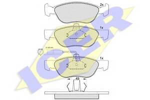 Тормозные колодки для моделей: FIAT (BARCHETTA, BRAVA,BRAVO,MAREA,MAREA), LANCIA (DEDRA,DELTA,DEDRA)