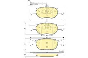 Тормозные колодки для моделей: FIAT (BRAVA, BRAVO,MAREA,MAREA), LANCIA (DELTA)