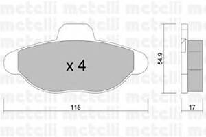 Тормозные колодки для моделей: FIAT (CINQUECENTO)