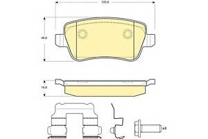 Тормозные колодки для моделей: FIAT (CROMA)