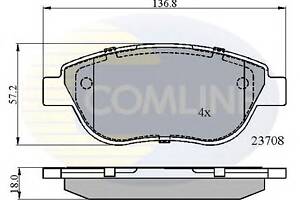 Тормозные колодки для моделей: FIAT (DOBLO, DOBLO,IDEA,LINEA), LANCIA (MUSA)