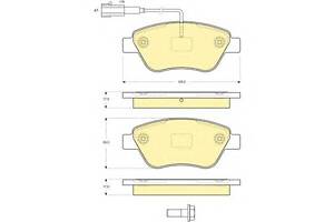 Тормозные колодки для моделей: FIAT (IDEA), LANCIA (MUSA)