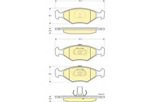 Тормозные колодки для моделей: FIAT (PALIO, PALIO,SIENA), FIAT (NANJING) (SIENA)