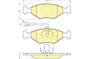 Тормозные колодки для моделей: FIAT (PALIO, PALIO,SIENA)