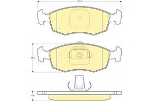 Тормозные колодки для моделей: FIAT (PALIO, PALIO,STRADA,PUNTO,SIENA,LINEA,SIENA), FIAT (NANJING) (PALIO)