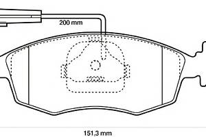 Гальмівні колодки для моделей: FIAT (PALIO)