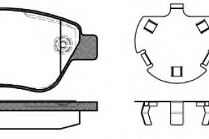 Тормозные колодки  для моделей: FIAT (PANDA, 500,PANDA,500)