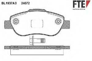 Гальмівні колодки для моделей: FIAT (PANDA, PANDA)