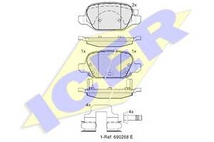 Тормозные колодки для моделей: FIAT (PANDA)