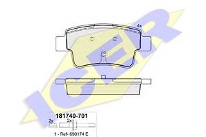 Тормозные колодки для моделей: FIAT (PUNTO, PUNTO,PUNTO), OPEL (CORSA,CORSA), VAUXHALL (CORSA)