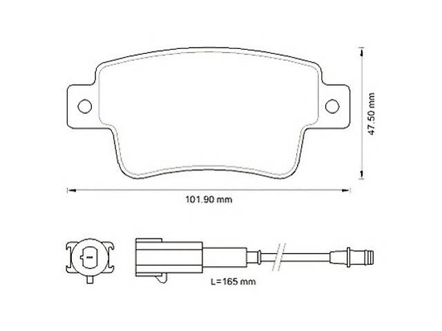 Тормозные колодки для моделей: FIAT (PUNTO, PUNTO,PUNTO,PUNTO), OPEL (CORSA), VAUXHALL (CORSA)