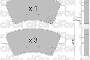 Гальмівні колодки для моделей: FIAT (SEDICI), SUZUKI (SX4, SX4, SX4)