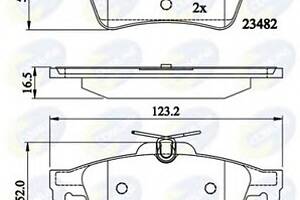 Тормозные колодки для моделей: FORD (C-MAX), PEUGEOT (508,508)