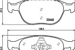 Тормозные колодки для моделей: FORD (FIESTA), FORD AUSTRALIA (FIESTA)