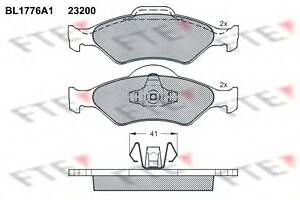 Тормозные колодки для моделей: FORD (FIESTA, FIESTA,KA,FIESTA,KA), MAZDA (121)