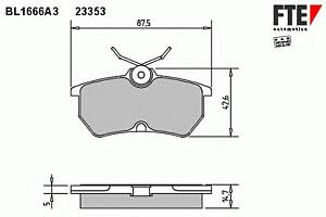 Гальмівні колодки для моделей: FORD (FOCUS, FOCUS, FOCUS, FIESTA, FIESTA)