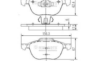 Тормозные колодки для моделей: FORD (FOCUS, FOCUS,FOCUS,FOCUS,FOCUS,C-MAX,KUGA,C-MAX,GRAND-C-MAX,FOCUS,KUGA), MAZDA (PR